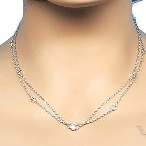 Thistle & Bee Sterling Silver Citrine Necklace 36" #19669